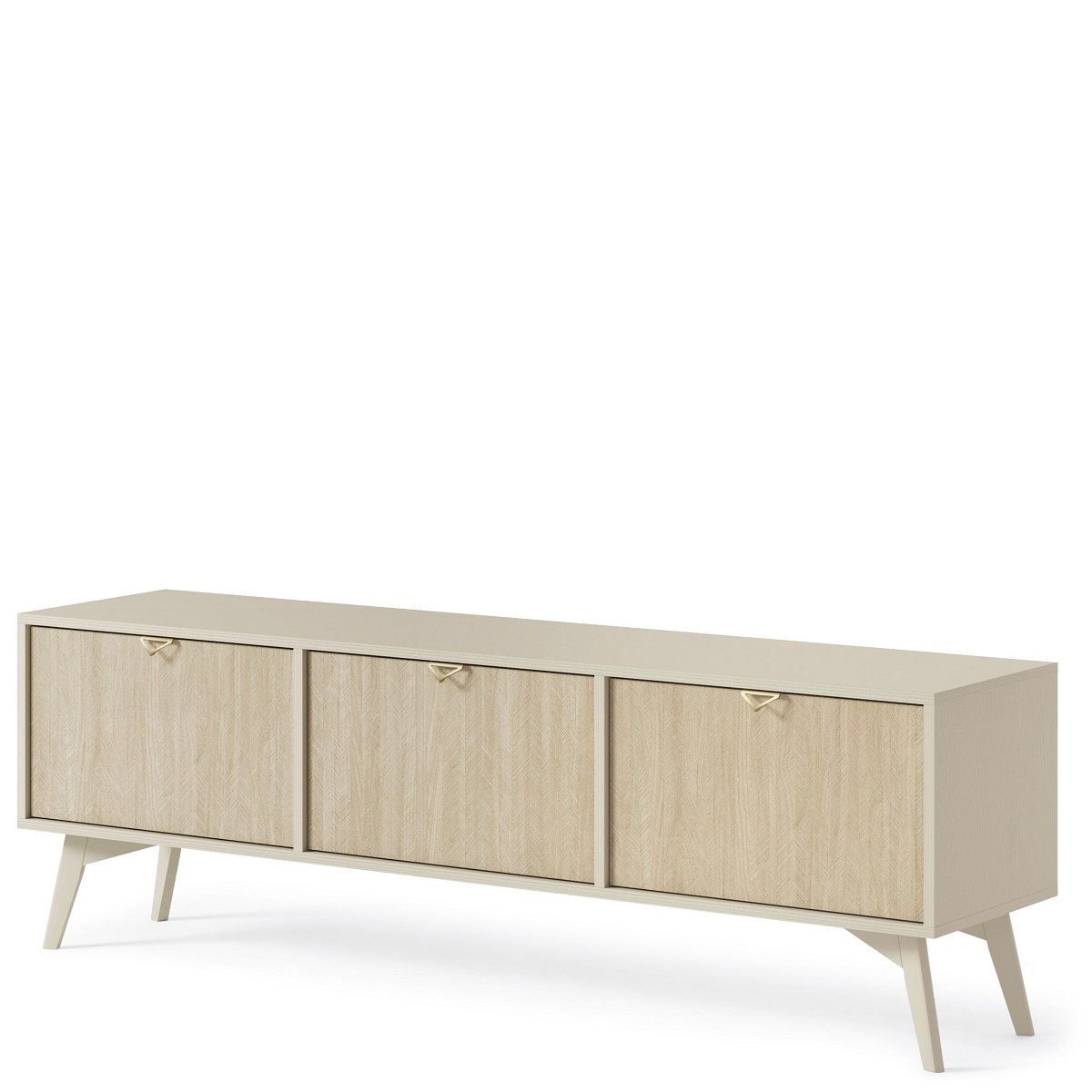 FOREST SZAFKA RTV 158 BEŻ PIASKOWY + JODEŁKA SCANDI