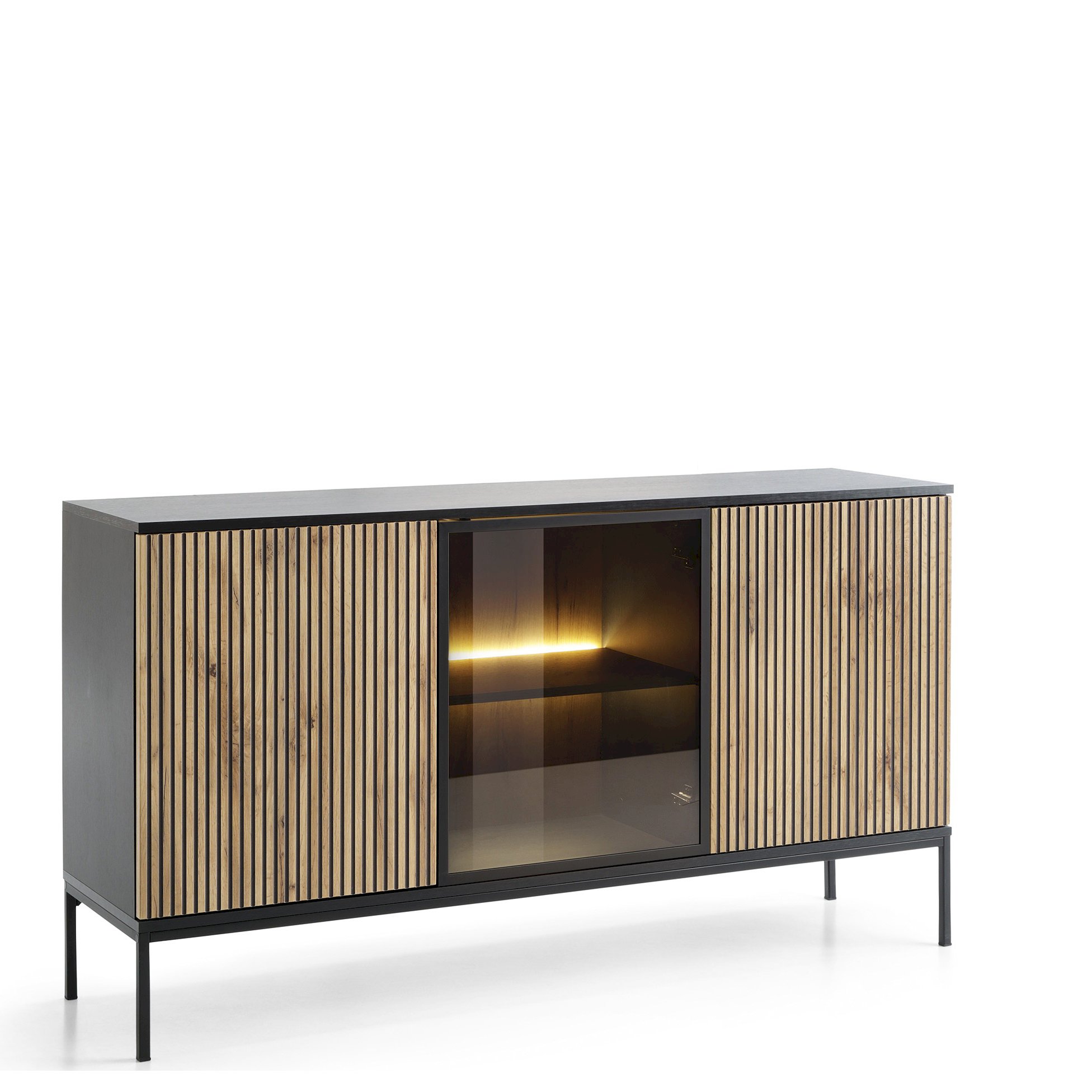 SENTO KOMODA K154 (czarny/dąb wotan)