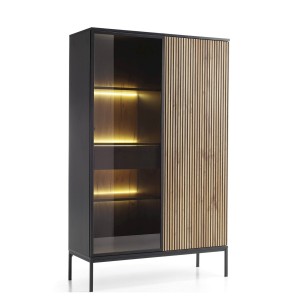 SENTO WITRYNA WTSZ104 (czarny/dąb wotan)