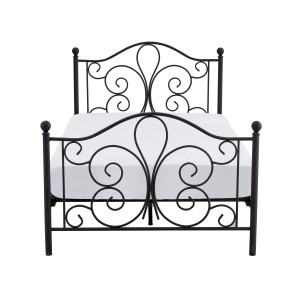 PANAMA 120 cm łóżko metalowe czarny