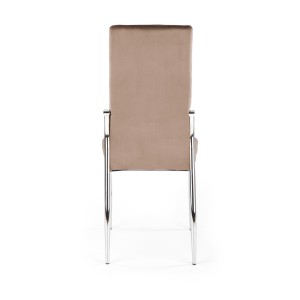 K416 krzesło beżowy velvet
