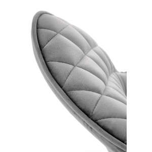 K520 krzesło nogi - czarne, siedzisko - ciemny popiel