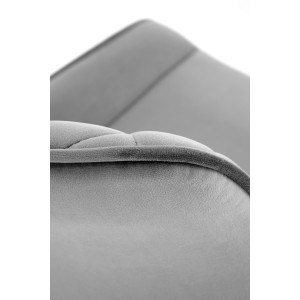 K520 krzesło nogi - czarne, siedzisko - ciemny popiel