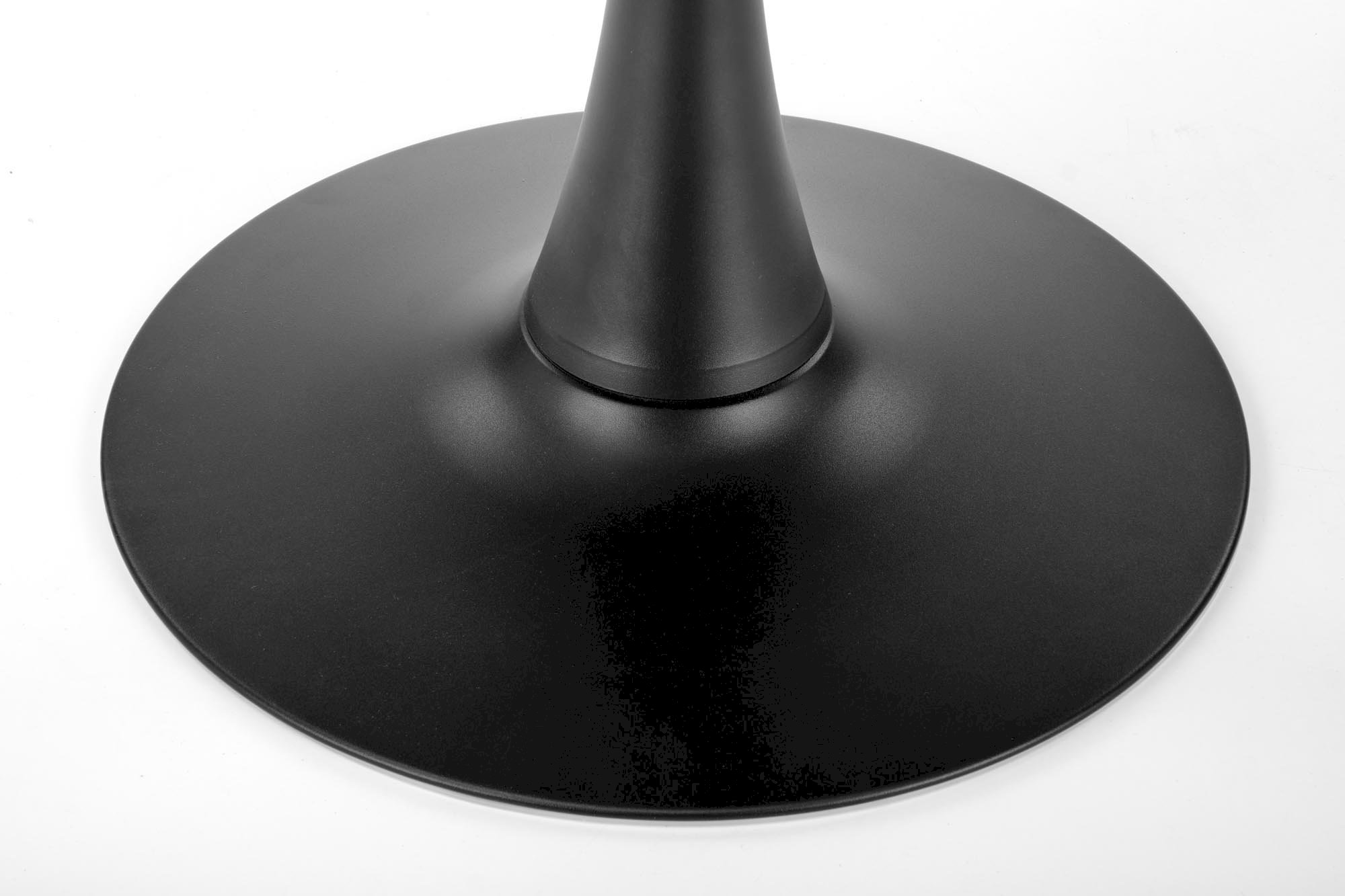 OLMO stół okrągły, orzech / czarny