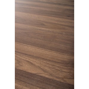 OLMO stół okrągły, orzech / czarny