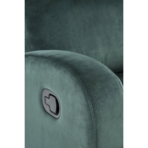 WONDER fotel rozkładany z funkcja kołyski, ciemno zielony