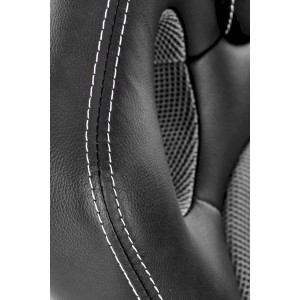 BERKEL fotel gabinetowy czarno-popielaty