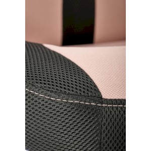 BLOOM fotel gabinetowy różowy / czarny