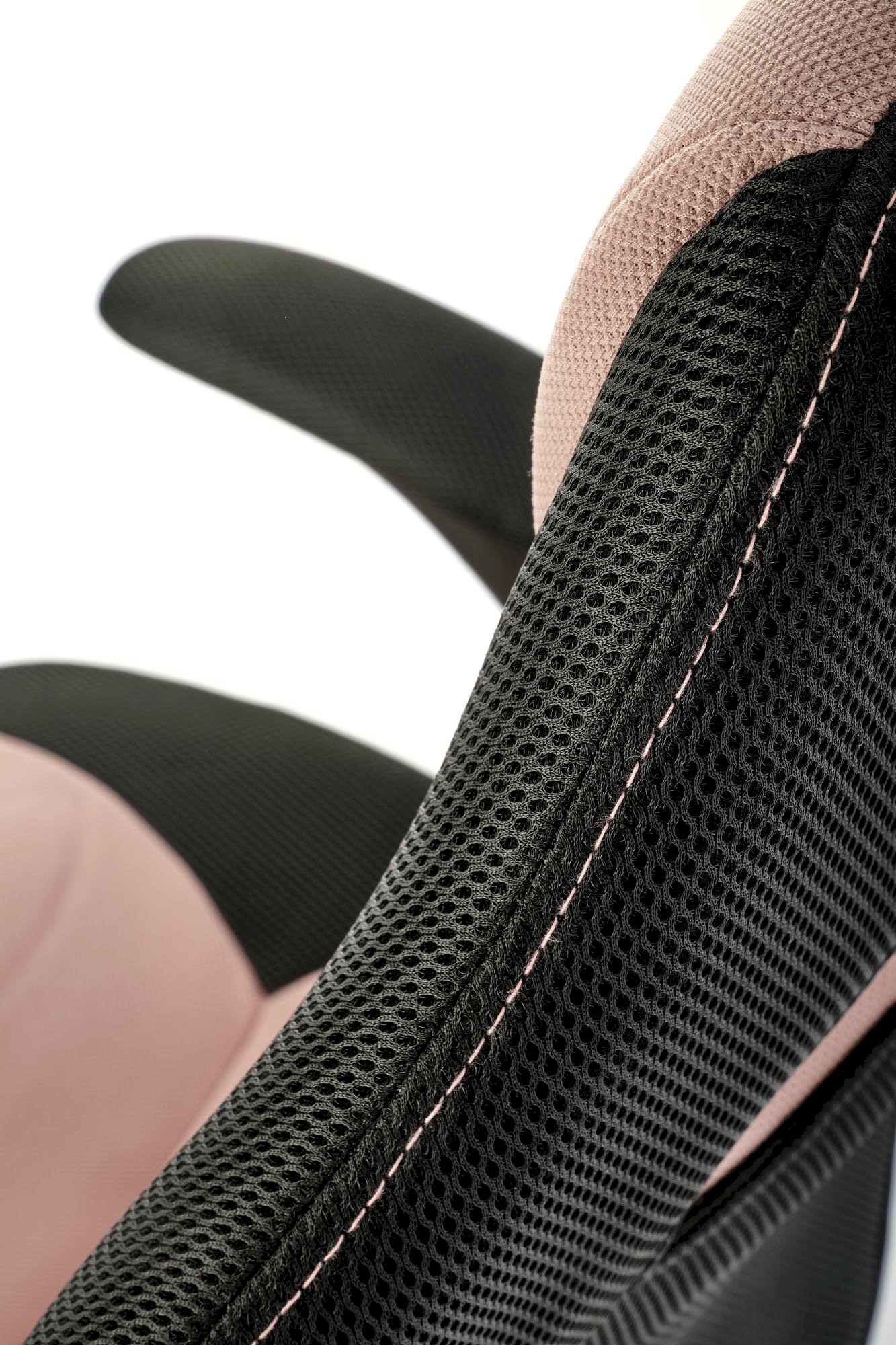 BLOOM fotel gabinetowy różowy / czarny