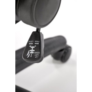 BLOOM fotel gabinetowy popielaty / czarny