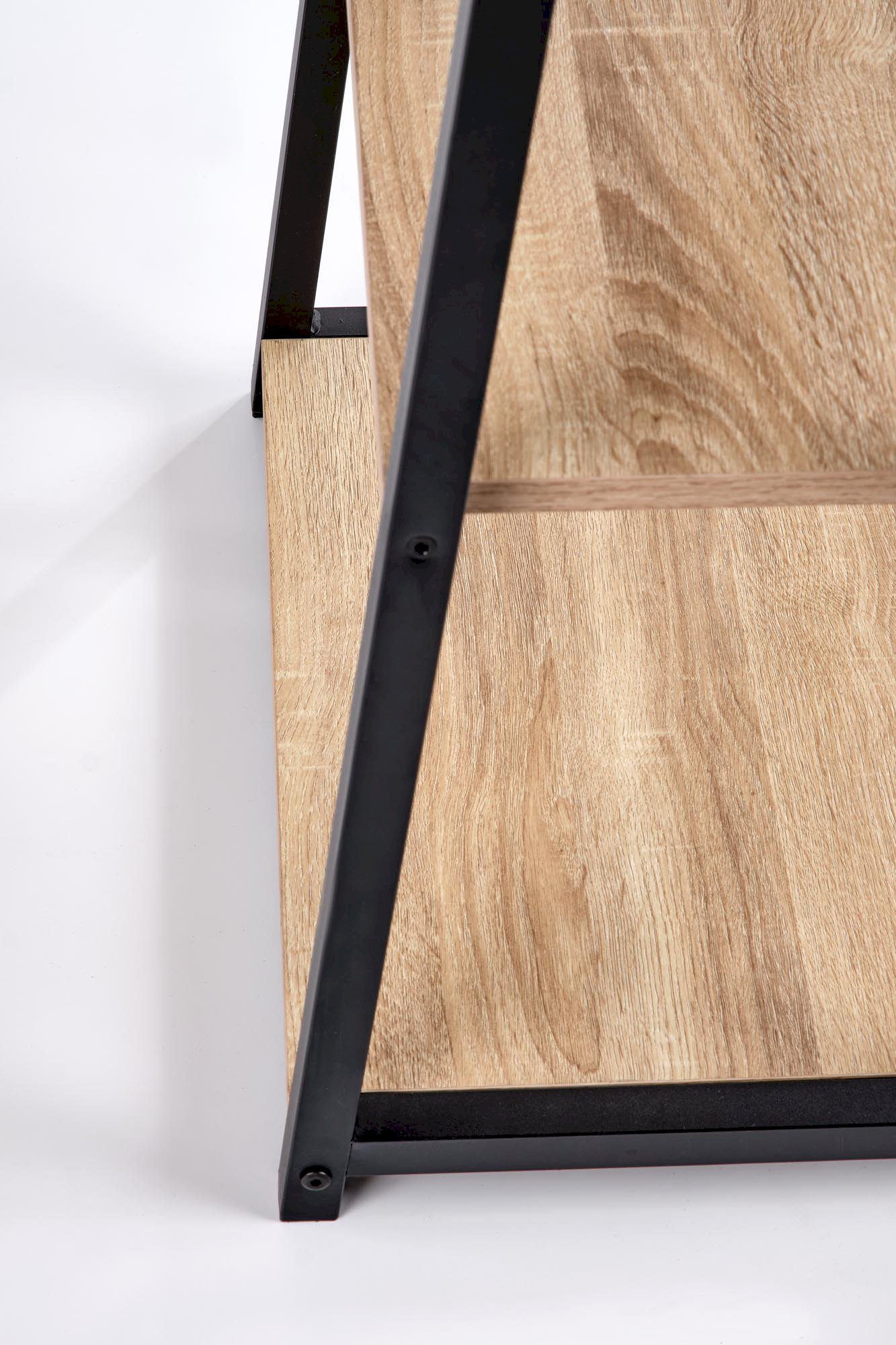 B44 biurko dąb sonoma / czarny