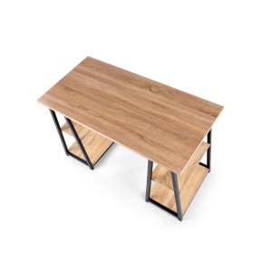 B44 biurko dąb sonoma / czarny