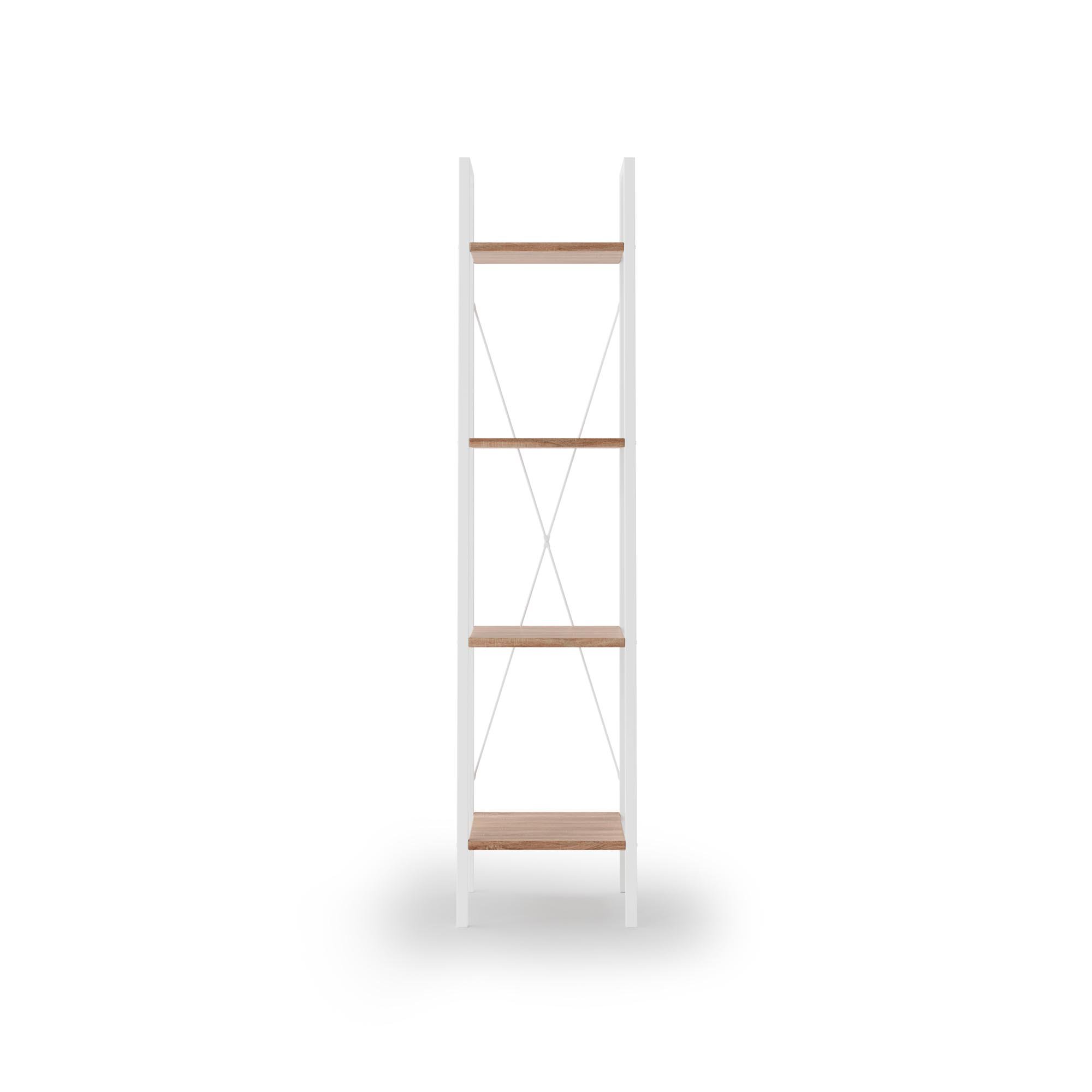 NARVIK REG1 biały/ dąb sonoma