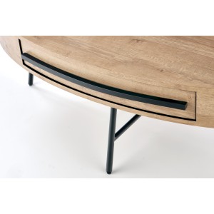 CAROLINA ława dąb złoty/czarny