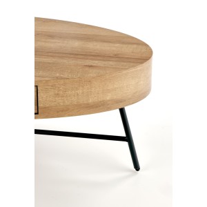 CAROLINA ława dąb złoty/czarny