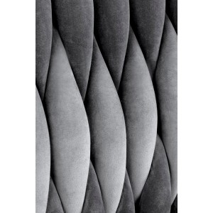 K436 krzesło popielaty/złoty