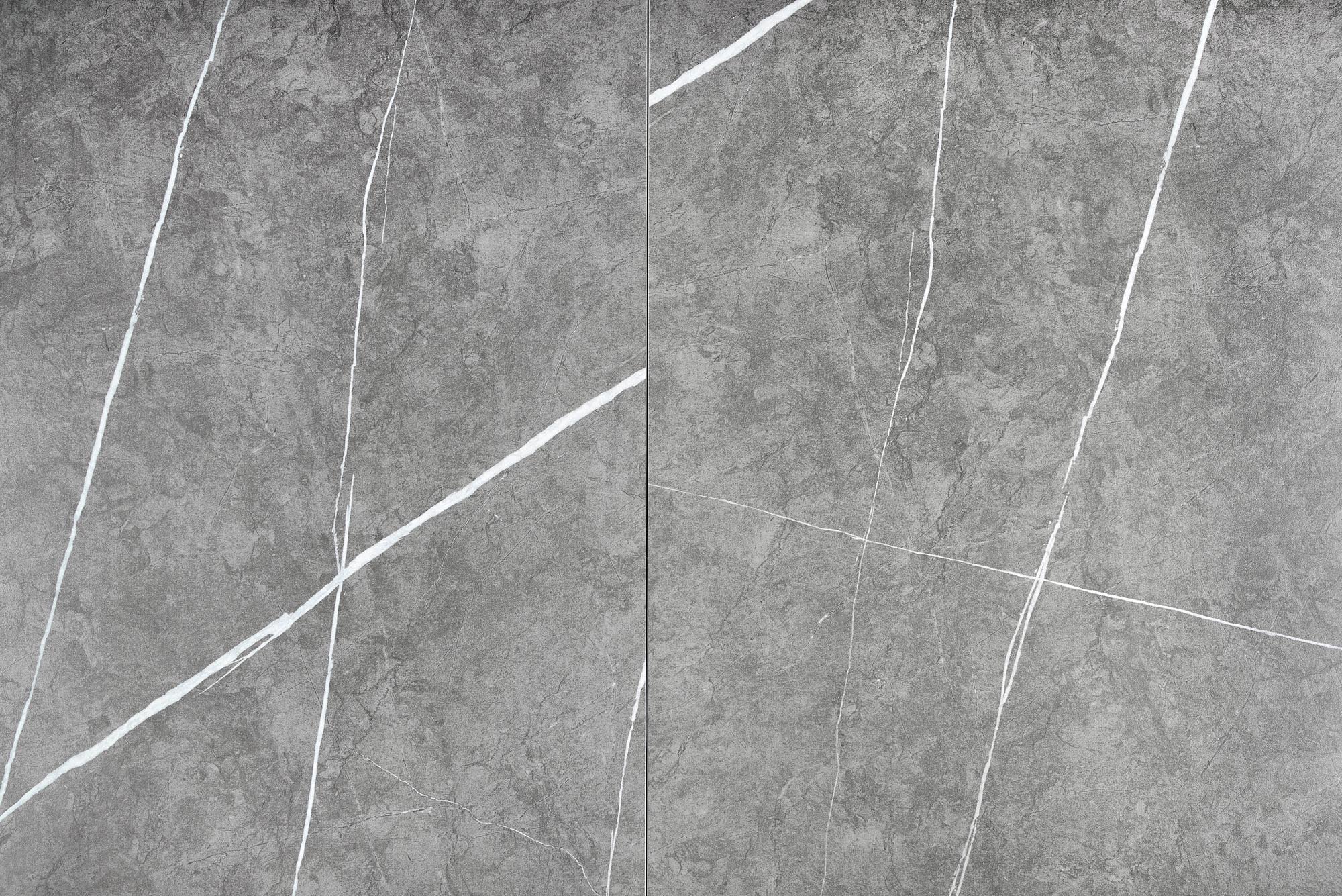 MUSCAT stół rozkładany blat - popielaty marmur, noga - jasny popiel / złoty