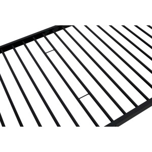 BUNKY łóżko piętrowe / opcja dwóch łóżek pojedynczych 90, czarny