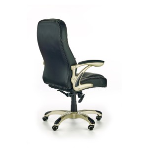 CARLOS fotel gabinetowy czarny