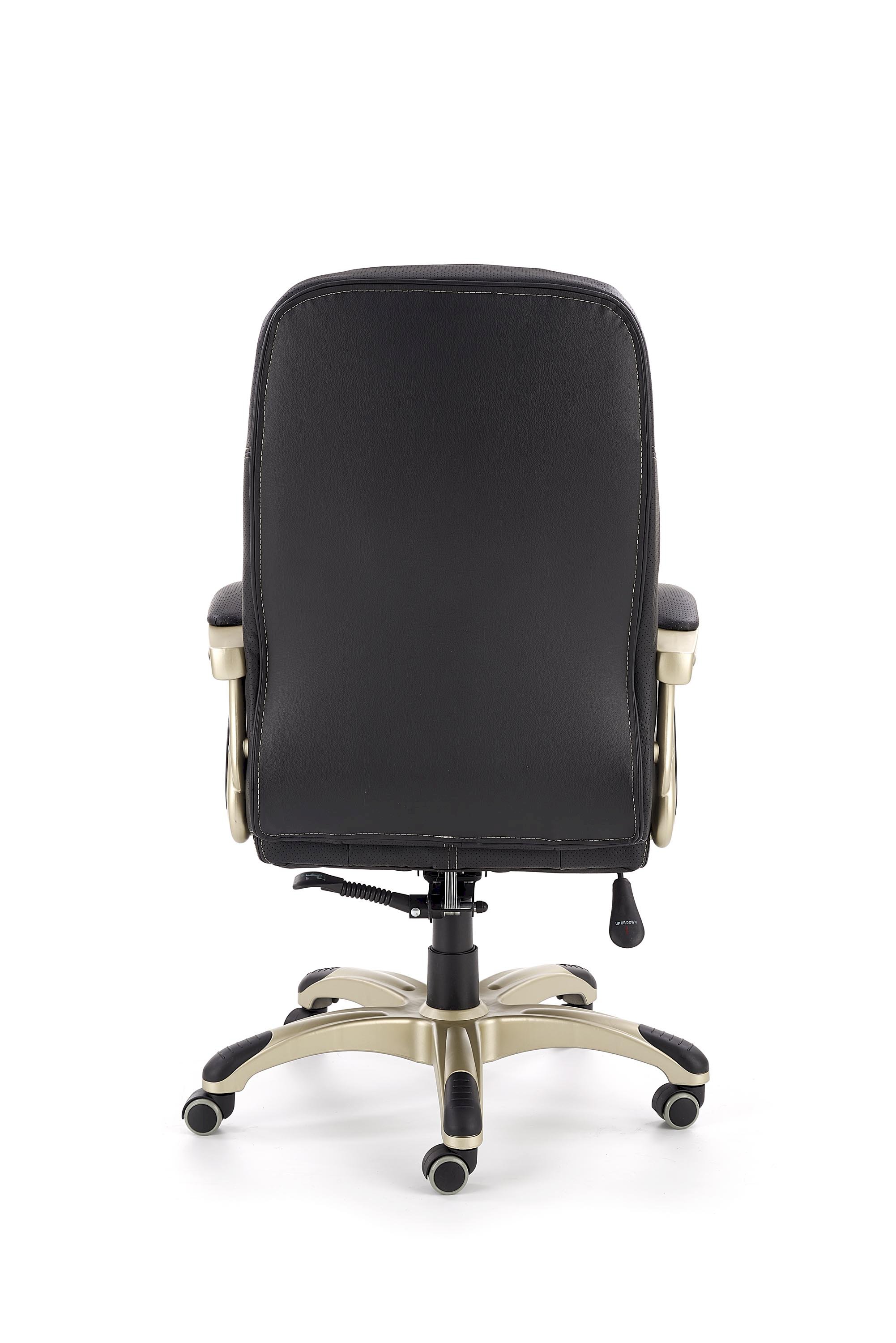 CARLOS fotel gabinetowy czarny