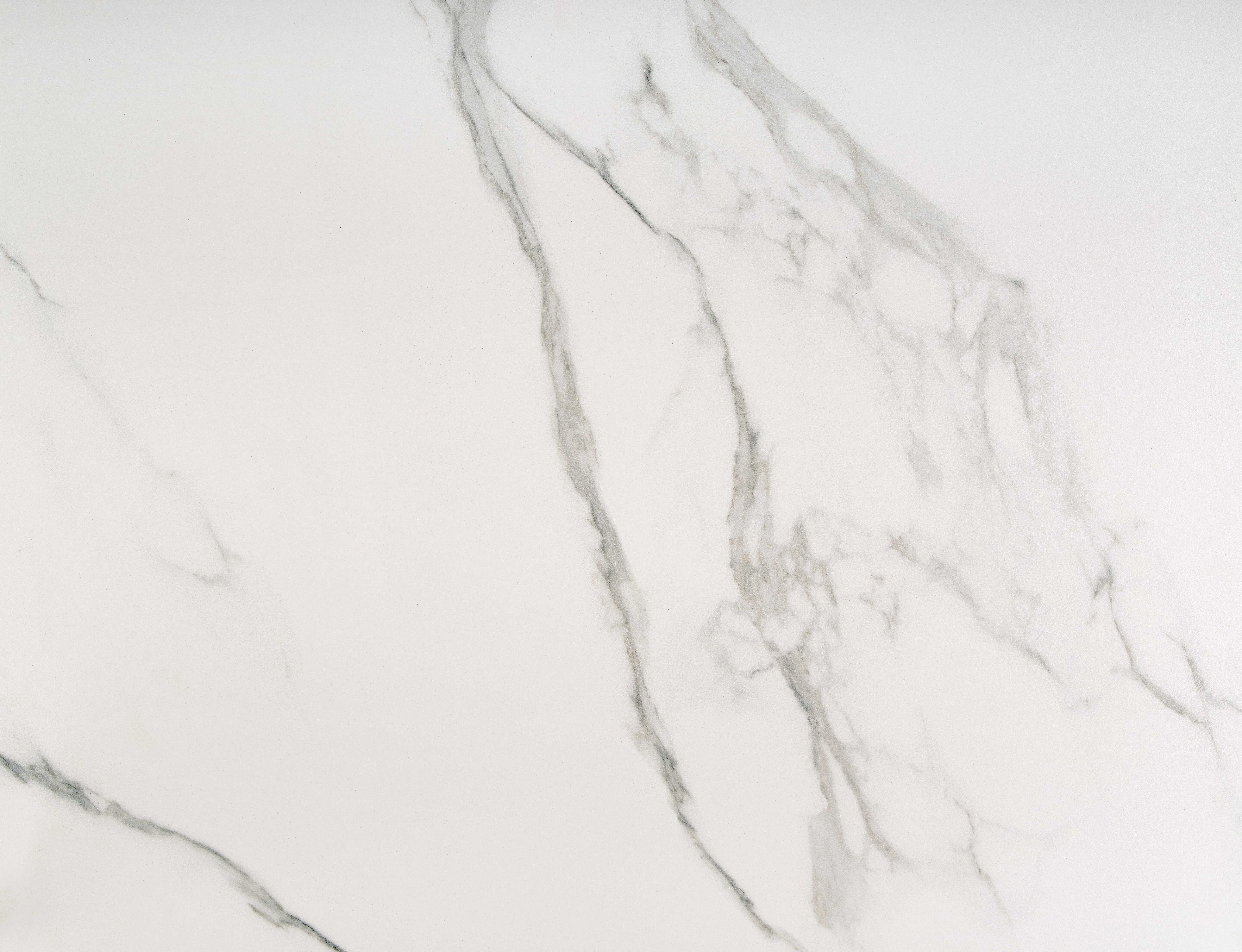 VIVALDI stół rozkładany blat - biały marmur, nogi - biały