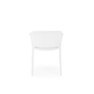 K491 krzesło plastik biały