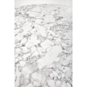 PERONI stół rozkładany biały marmur - czarny