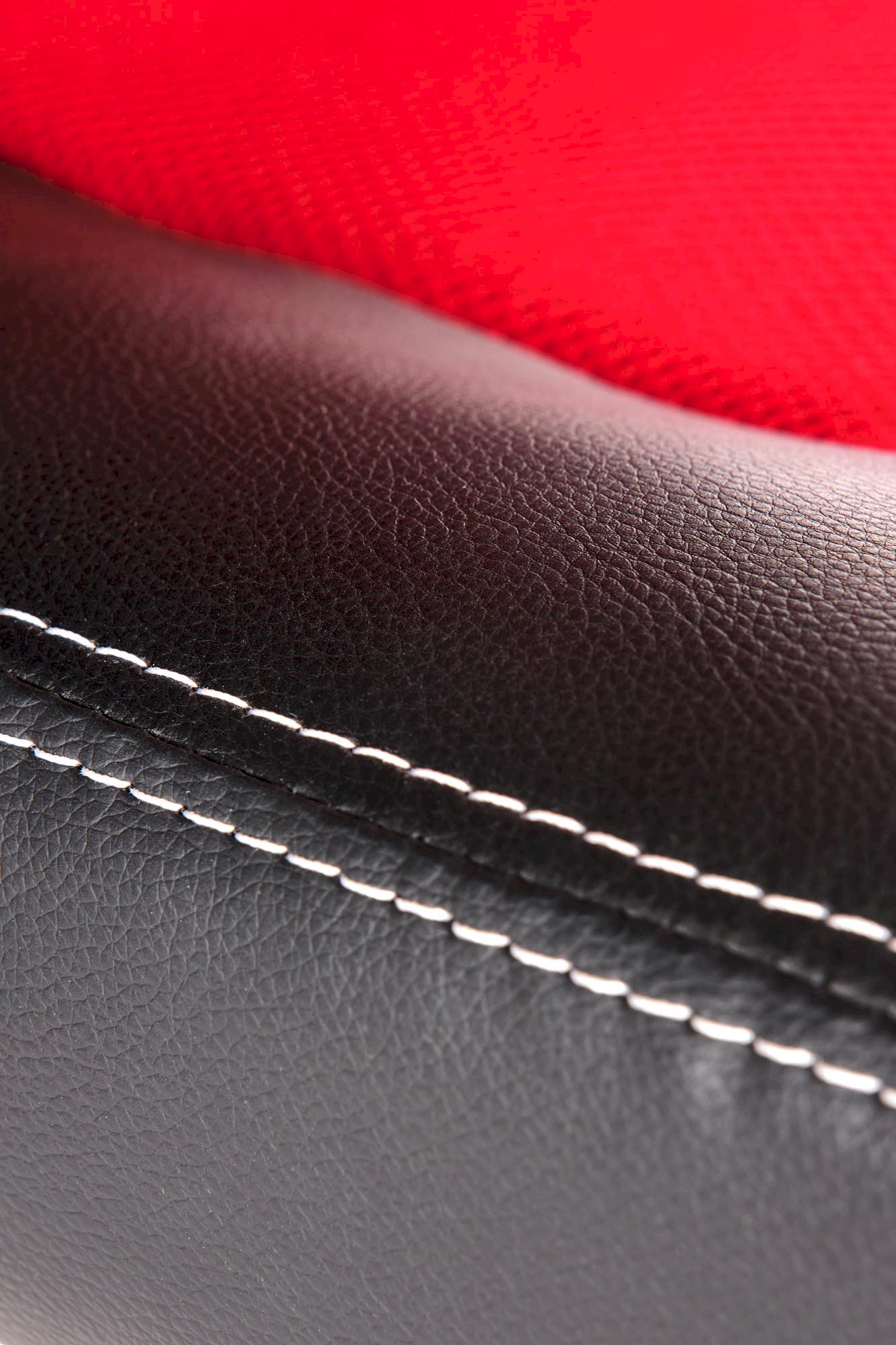 BERKEL fotel gabinetowy czarno-czerwony