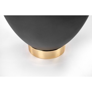 CECILIA ława biały marmur / popielaty / złoty