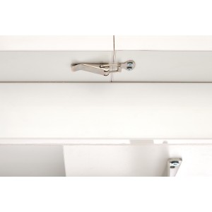 BUSETTI ława blat: biały mat, nogi: biały mat