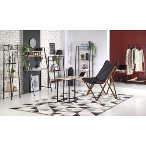 NARVIK REG2 czarny / dąb sonoma