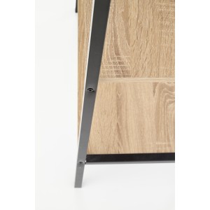 NARVIK REG2 czarny / dąb sonoma