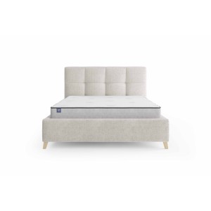 (140x200) PROMOCJA Łóżko tapicerowane Sara + Stelaż + Materac