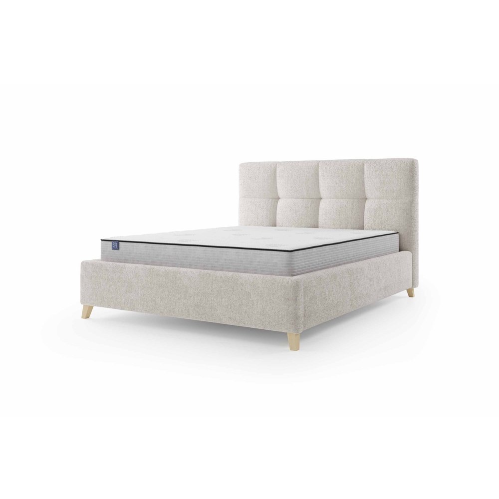 (180x200) PROMOCJA Łóżko tapicerowane Sara + Stelaż + Materac