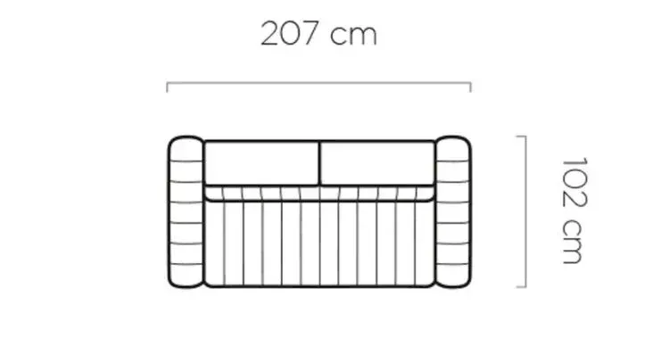 Sofa Gandi 140