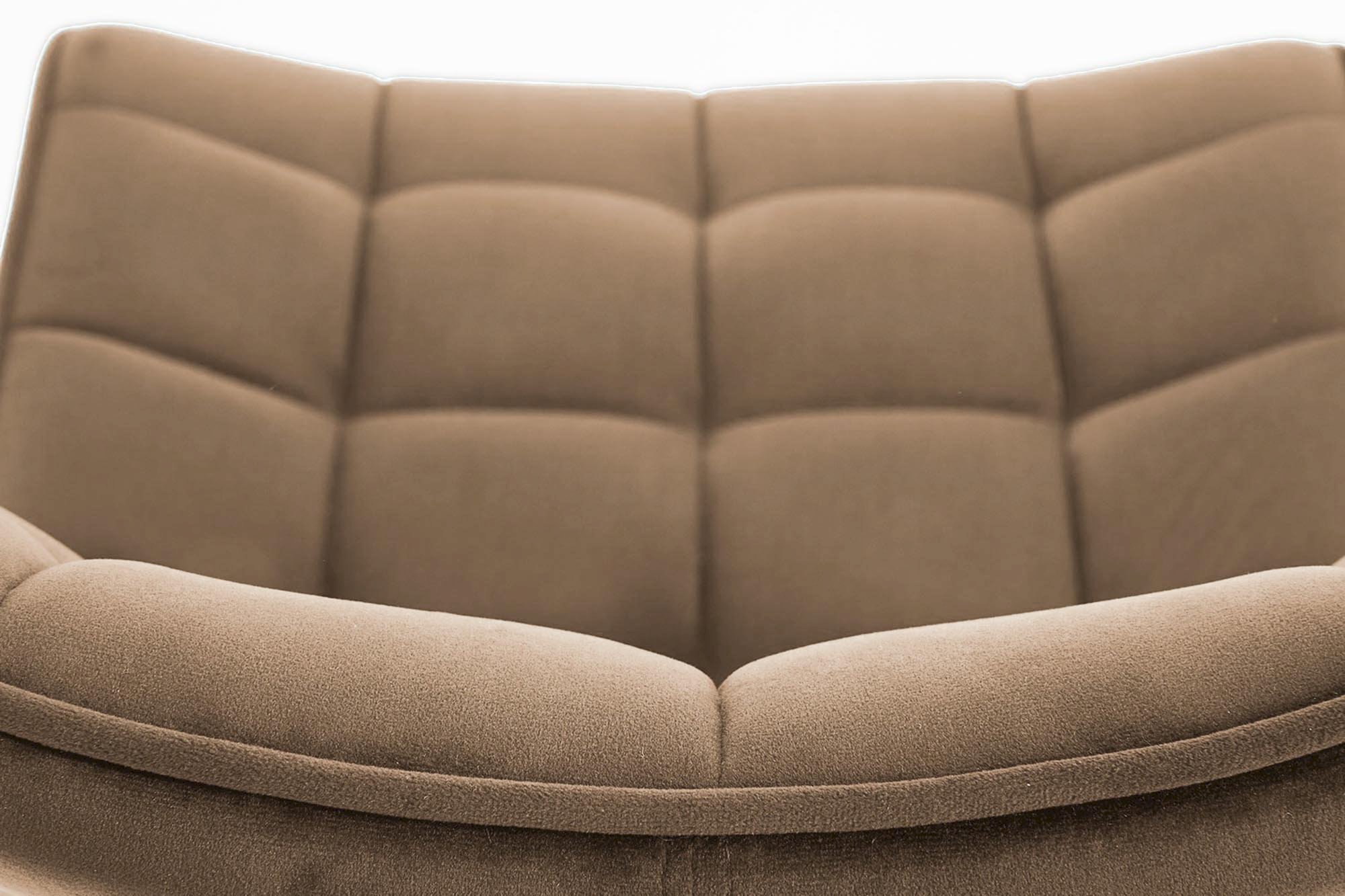 K332 krzesło nogi - czarne, siedzisko - beżowy