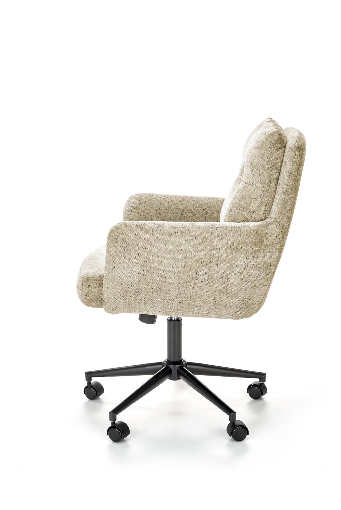 FLORES fotel obrotowy, jasny brąz