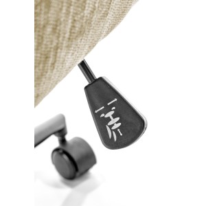 FLORES fotel obrotowy, jasny brąz