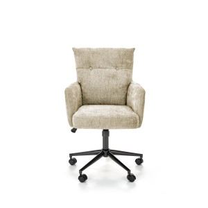 FLORES fotel obrotowy, jasny brąz