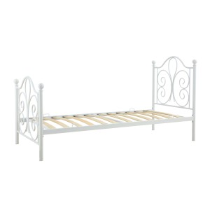 PANAMA 90 cm łóżko metalowe biały