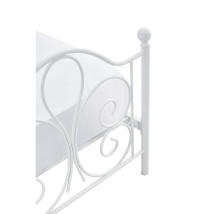 PANAMA 90 cm łóżko metalowe biały