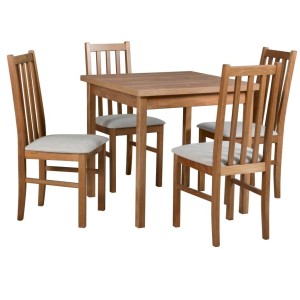 Stół Max 9 + 4 krzesła Bos 10