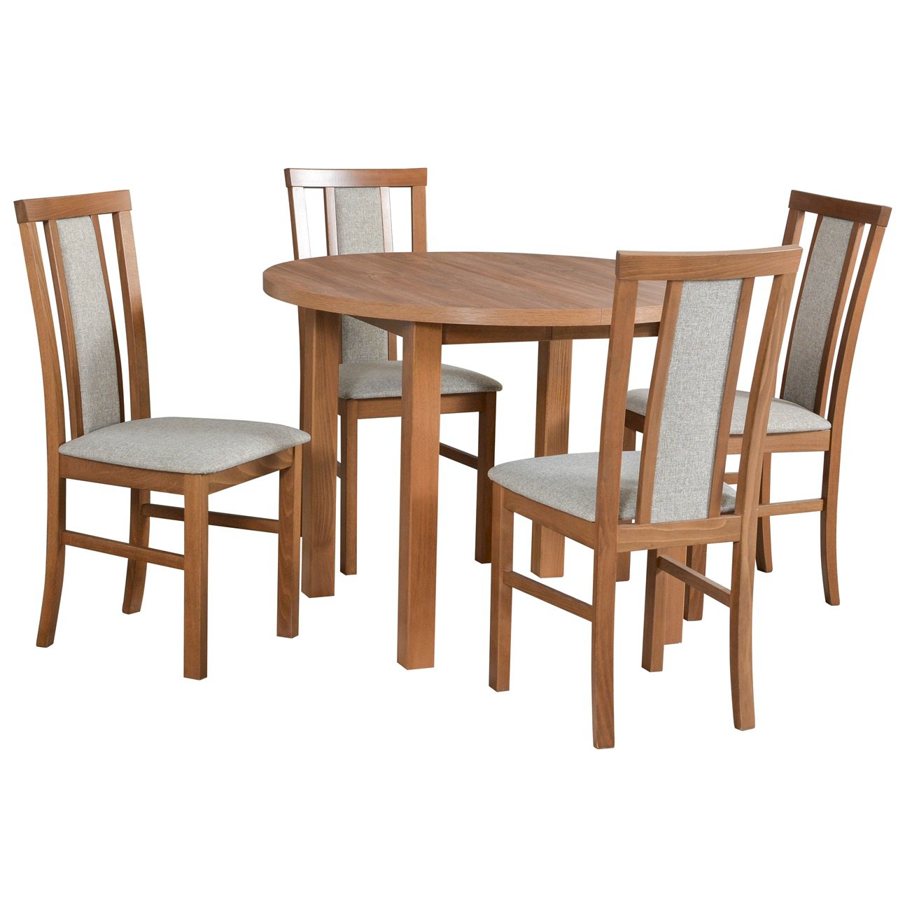 Stół Poli 4 + 4 krzesła Milano 7