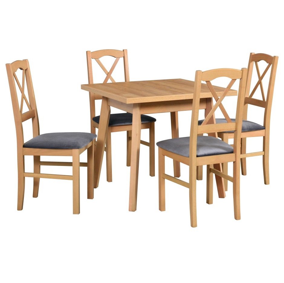 Stół Oslo 1 + 4 krzesła Nilo 11