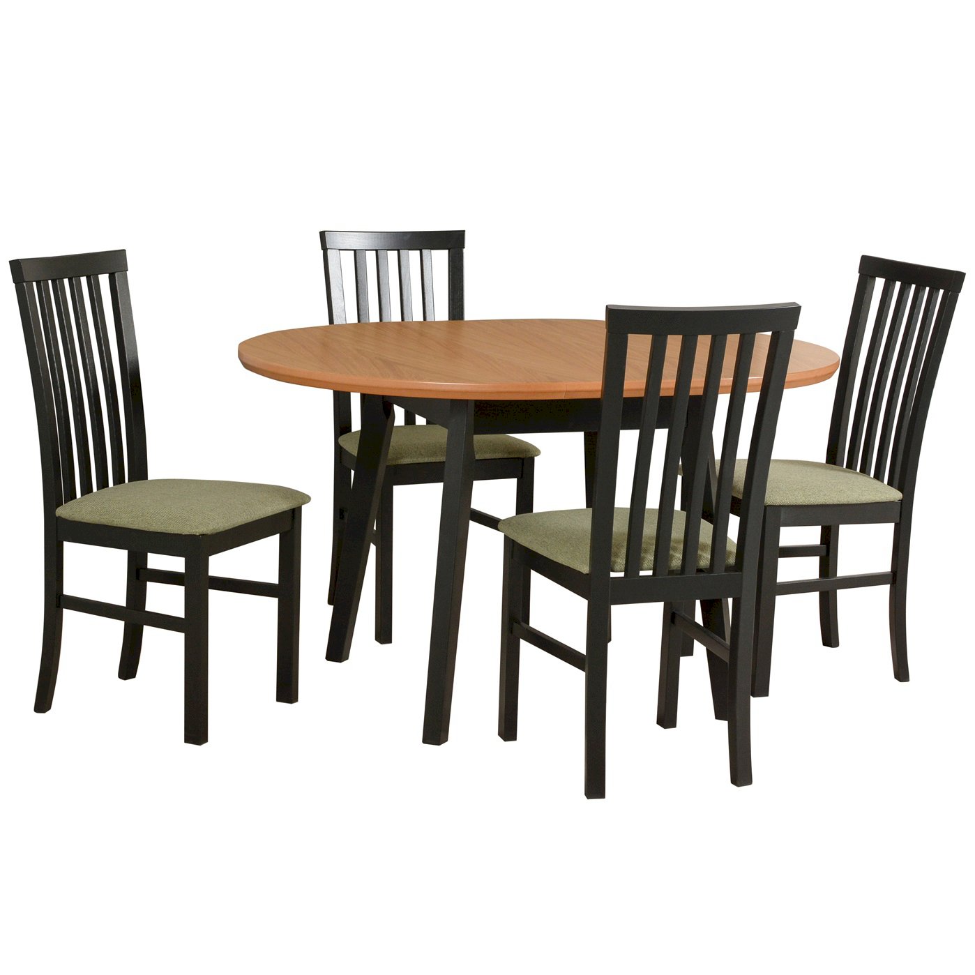 Stół Oslo 4 + 4 krzesła Milano 1