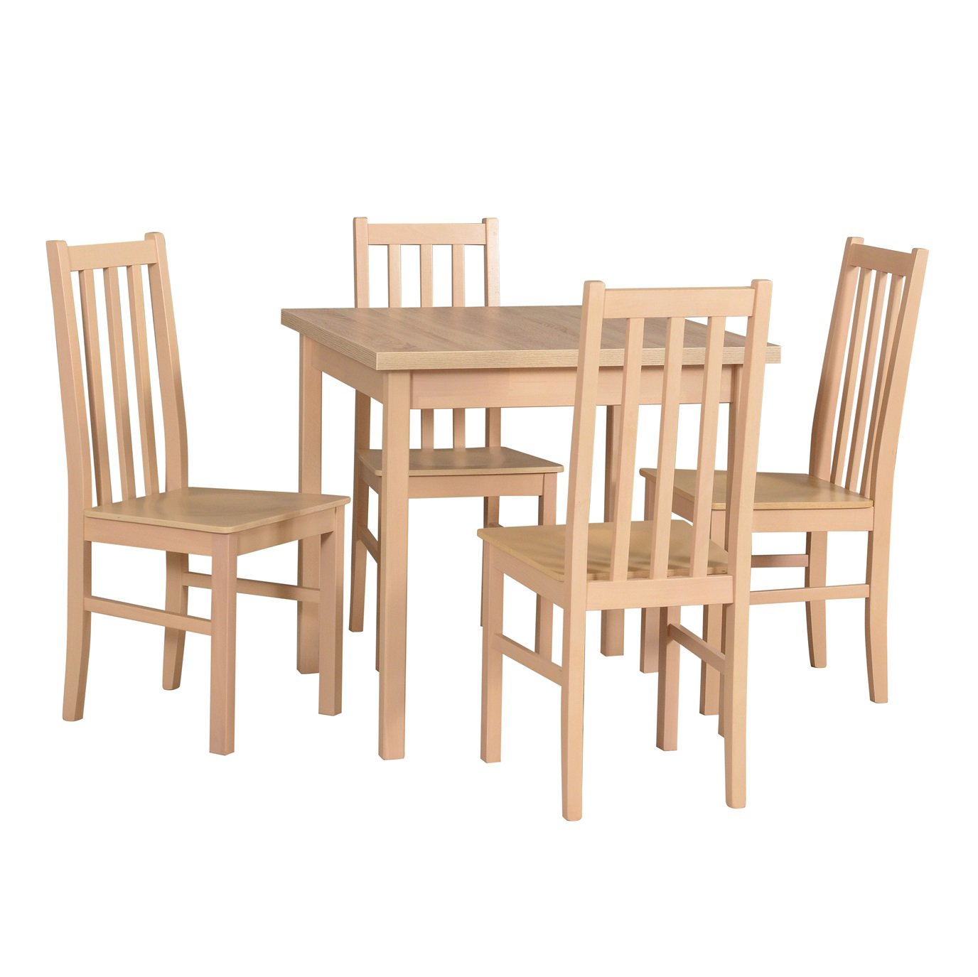 Stół Max 9 + 4 krzesła Bos 10D