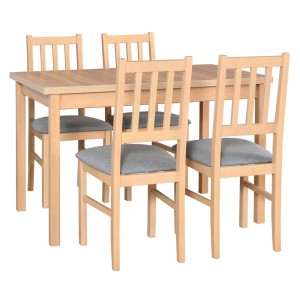 Stół Max 10 + 4 krzesła Bos 4