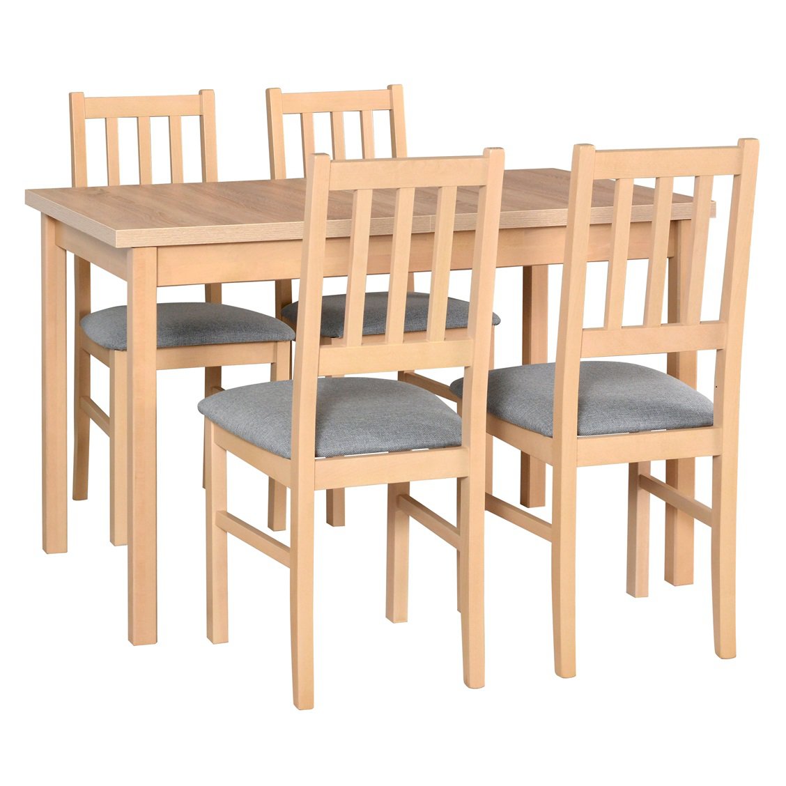 Stół Max 10 + 4 krzesła Bos 4