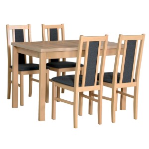 Stół Alba 1 + 4 krzesła Bos 14