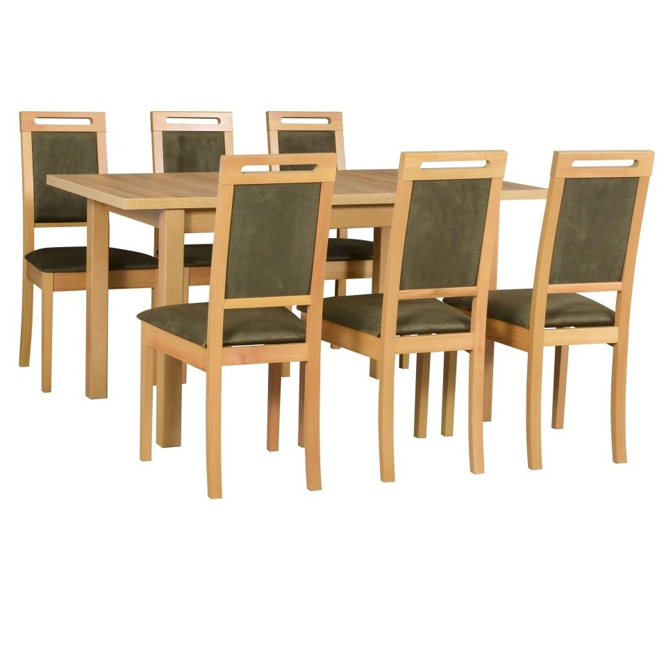 Stół Modena 1 + 6 krzeseł Roma 15